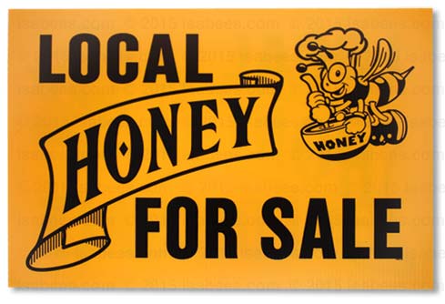 Isabee's Honey For Sale Sign